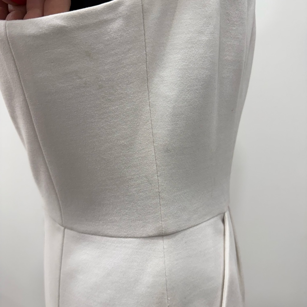 Milly Ivory and White Dress - Picture 5 of 6